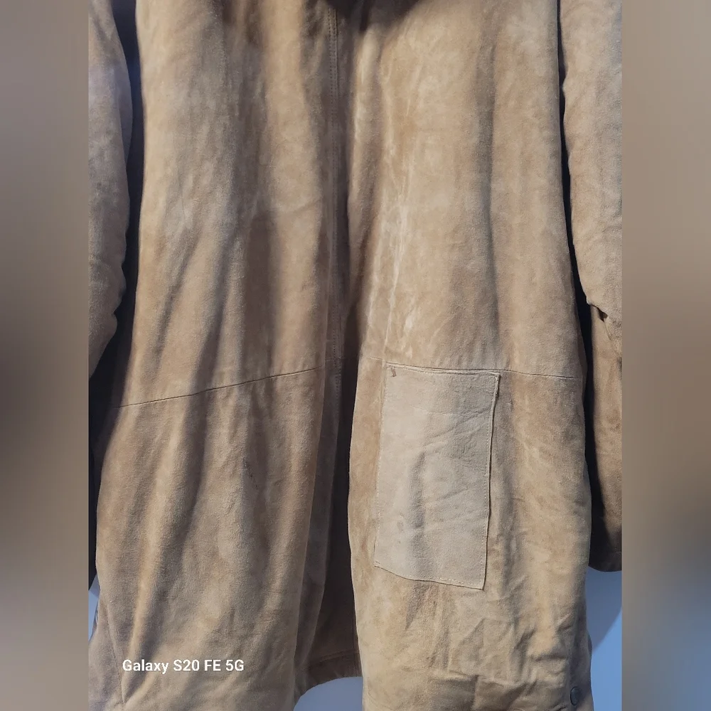 Men's Aquascutum Suede Leather Jacket Wool Lining - Picture 11 of 12